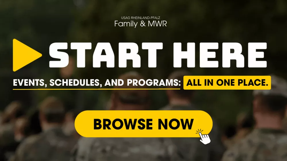 START HERE, Events, Programs and Schedules - ALL IN ONE PLACE